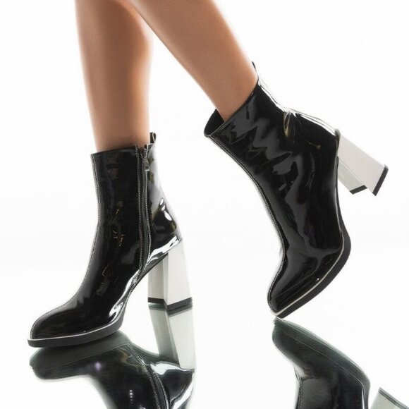 AZALEA WANG NIGHT AND DAY  CHUNKY BOOTIE IN MULTI - Picture 6 of 9